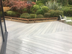 Fensys weather resistant upvc 100% polymer decking deck board home garden installation