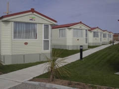 Solid upvc plastic skirting vented instillation caravan holiday home park lodge cladding soffit hollow